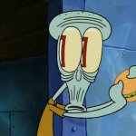 scared squidward