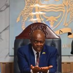 botswana president shocked holding diamond meme