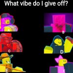 What vibe do I give off the battle bricks edition