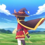 Megumin casting explosion