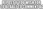 Repost if you wish for JPS to be able to comment again