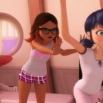 Alya Pushing Marinette