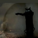 Godzilla Cat | THE END IS NIGH | image tagged in godzilla cat | made w/ Imgflip meme maker