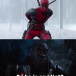 Rhodey and Nebula talking about Deadpool | So,he is an idiot? | image tagged in so he's an idiot,deadpool | made w/ Imgflip meme maker