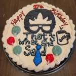 The office cookie cake