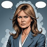 Melania Trump by Carrie Cature