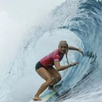 Female surfer