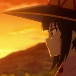 Megumin sunset