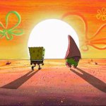 Spongebob sunset