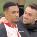 Jota grabbing Alexander-Arnold