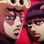 bruno staring at giorno GIF Template