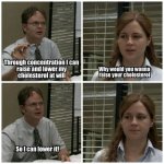 Dwight Schrute cholesterol