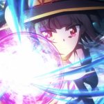 Megumin's first explosion