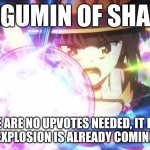 Megumin of shame meme