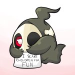 Duskull scares children template