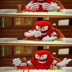 Knuckles meme approved blank