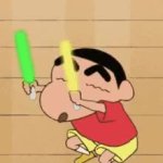 Shin Chan magic GIF Template