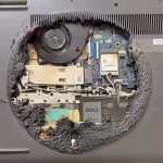 Melted Laptop