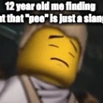 WTF IS URINE??!! | 12 year old me finding out that "pee" is just a slang: | image tagged in gifs,slang,lego,ninjago,lego ninjago | made w/ Imgflip video-to-gif maker