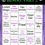 InvaderBethany Bingo: Part 2 meme