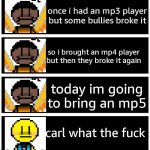 mp5 player meme