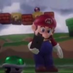 Mario is sad GIF Template