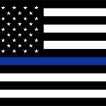 Thin Blue Line Flag