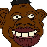 Black R facing