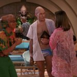 Picard at the pool