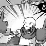 Papyrus middle finger