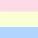Pastel pansexual flag