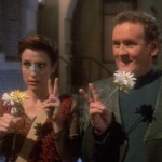 Major Kira Chief O'Brien Flowers