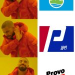 Unpopular Opinion Time ! | image tagged in drake hotline bling redone,flag,provo,ugly,ugly flag,unpopular opinion | made w/ Imgflip meme maker