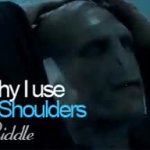 Head and shoulders voldemort GIF Template