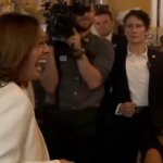 Kamala Cackles to her own stupid joke