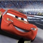 I peed Lightning McQueen