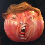 trump pumpkin