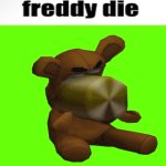 Freddy die GIF Template