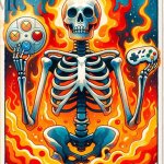 Tarot Skeleton 6 × | Level Up