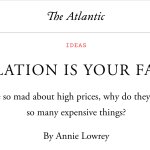 inflation is your fault