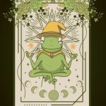 Tarot 8 | Frogbert The Frog Wizard Of The Green Moons