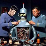 Spock, McCoy and Bender