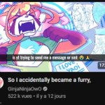 Accidentally became a furry meme