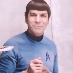 Smiling Spock