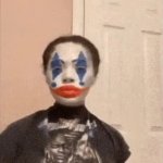 Girl with clown make up GIF Template