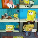 SpongeBob shows garbage then fails to find more