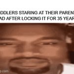 real | TODDLERS STARING AT THEIR PARENT'S IPAD AFTER LOCKING IT FOR 35 YEARS: | image tagged in gifs,gen alpha,memes | made w/ Imgflip video-to-gif maker