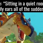 I guess my ears love making some noise in a quiet room. | Me: *Sitting in a quiet room*
My ears all of the sudden:; EEEEEEEEEEEEEEEEEEEE | image tagged in gifs,memes,ears | made w/ Imgflip video-to-gif maker