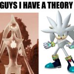 Behold sonic I can swim | image tagged in guys i have a theory,funny memes,memes,dank memes | made w/ Imgflip meme maker