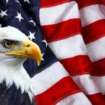 American Eagle with flag meme